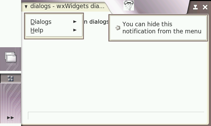 New wxWidgets Maemo app