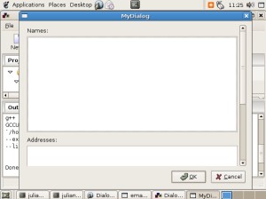 Dialog scrolling on small screen