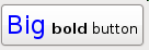 GTK button with markup