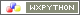 Powered by wxPython: 80x15 PNG